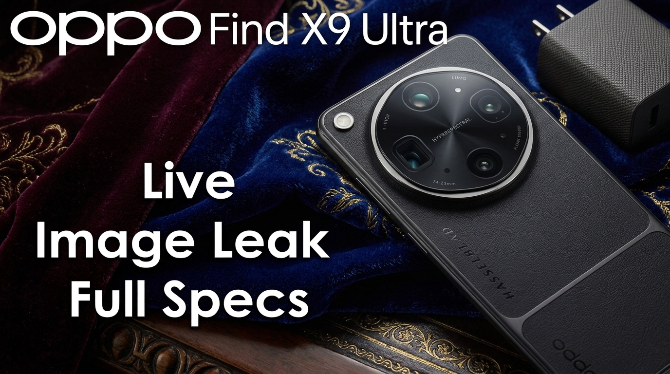 Oppo Find X9 Ultra camera black design 